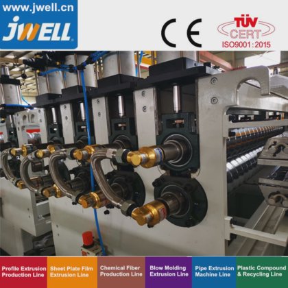 中国制造的 Jwell PP 瓦楞纸板挤出生产线/挤出机/机器