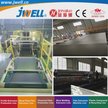 Jwell-Tpo PP 塑料复合材料|皮革片材回收农用挤出机（汽车应用系列） (2)