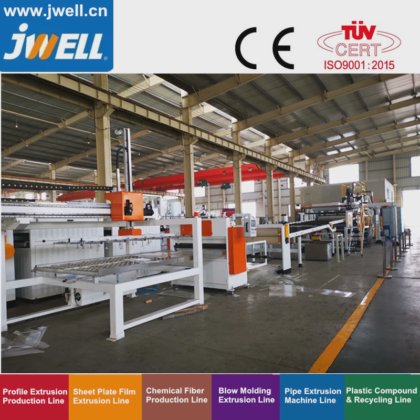 久伟 GPPS/PMMA 板材挤出生产线/挤出机/机器（亚克力板/GPPS 板）