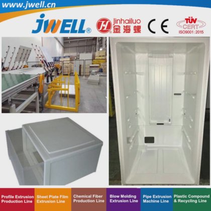 用于冰箱门和内胆的 Jwell-ABS 塑料板回收农用挤出机
