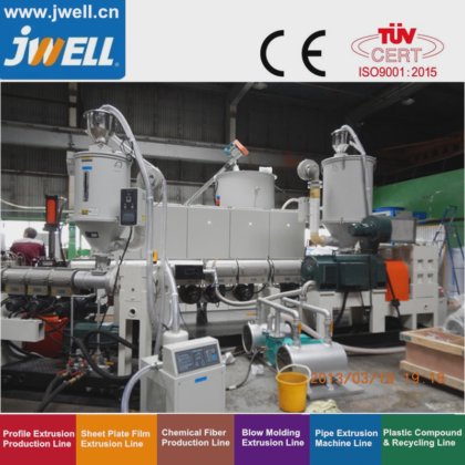 ジュエルPCプラスチック中空断面板押出ライン押出機
