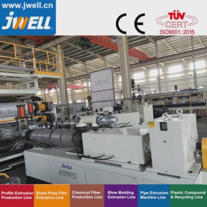 ジュエル PVC フロアレザー押出しライン（プラスチック製造機）押出機 エクストルーダー機械
