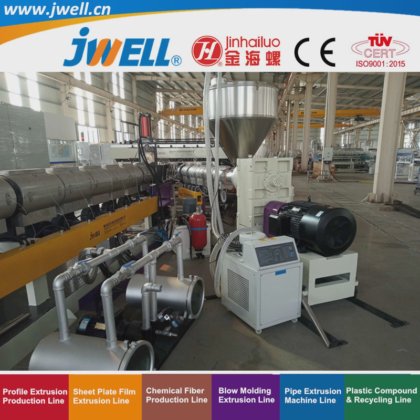 Jwell-PP 塑料中空建筑模板 Doul out 板材回收利用挤出机