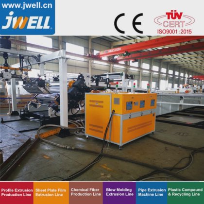 杰威尔 GPPS/PMMA 板材/板材/板材挤出生产线/挤出机/机器/制造设备