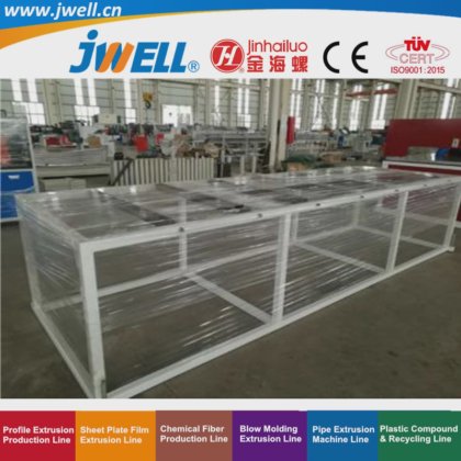 ジュエルコニカルツインスクリューポリ塩化ビニルプラスチック中空波形波状シートダウンストリームリサイクリング農業製造機再利用可能なコンテナ|梱包ケース仕切り