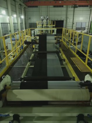 并排双色 PP PS 片材挤出生产线