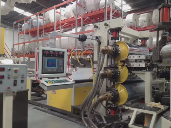 Jwell HIPS PP 热成型板材挤出机