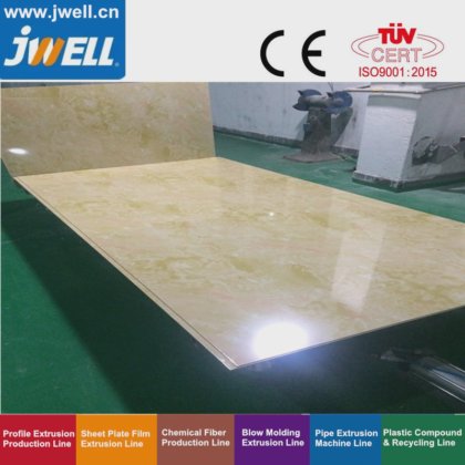 杰威尔无 PVC 发泡/仿紫外线大理石板挤出生产线/制造机/挤出机/机器
