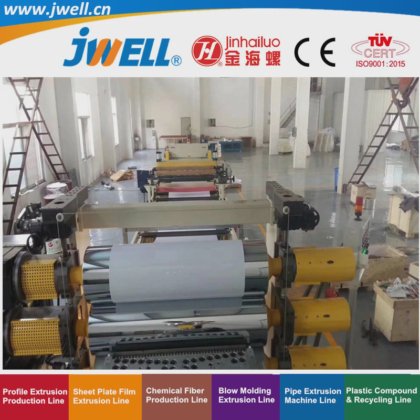 用于包装和抽真空的 Jwell-PVC 塑料透明软片回收农用挤出机