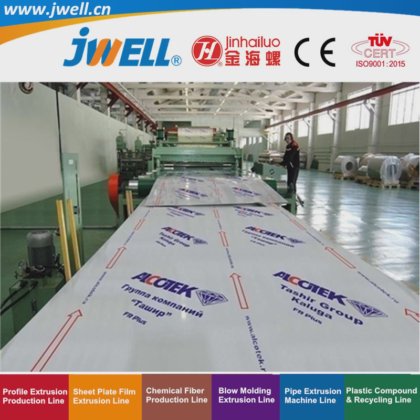 Jwell-用于墙面装饰的铝塑复合板回收利用农用挤出机夹芯板