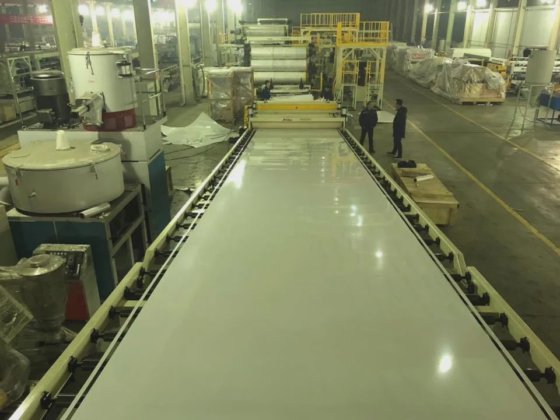 ABS/PC 箱包板材挤出生产线