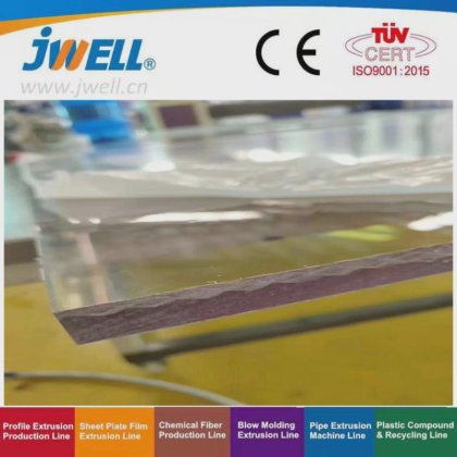 Plastic Sheet Machine PC Polycarbonate