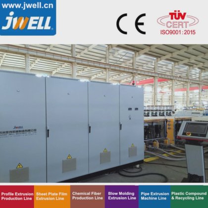 用于包装、装饰和建筑的 Jwell PET 塑料多层片材回收农用共挤机