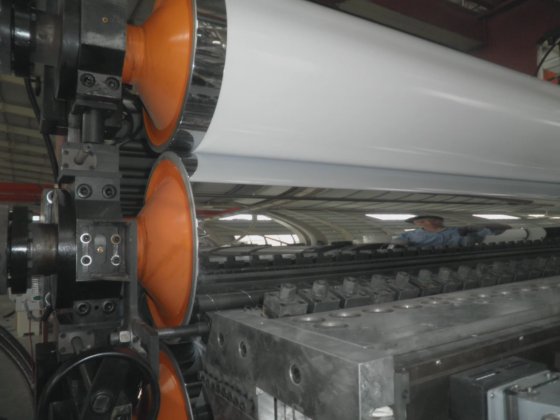 捷威 PVC 板材挤出机 塑料板材生产线