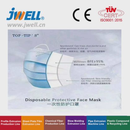 卓纬著名的熔喷无纺布塑料机