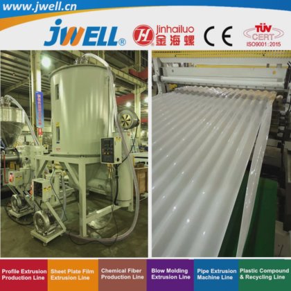 ジュエル PP|PC プラスチック波形シートリサイクル製造押出機 適用ワークショップ|車両シェルター|熱絶縁テント