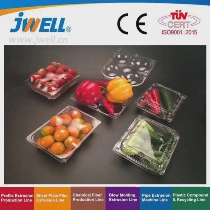 Jwell 双螺杆 PET /PLA/PP/PS 片材挤出生产线/制造机/挤出机/挤出生产线