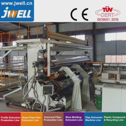 Jwell PE 超宽 (8.5m) 土工膜/防水板挤出生产线，土工膜/防水板制造机