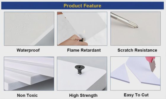 ジェウェルアンディボードシェブロンボードPVCセリュカフォームシートPVCフォームボード押出機広告用