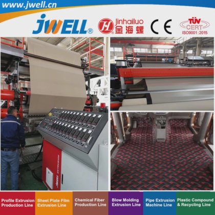 ジェウェル-PVCプラスチックレザー二重層および三重層リサイクル農業押出成形機、自動車用、高品質と工場価格。