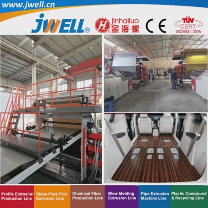 Jwell-PVC 塑料皮革双层和三层回收汽车用农用挤出机，优质出厂价
