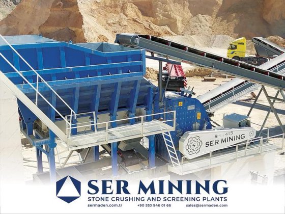 大規模プロジェクト向けの大型固定式一次衝撃破砕・スクリーニングプラント