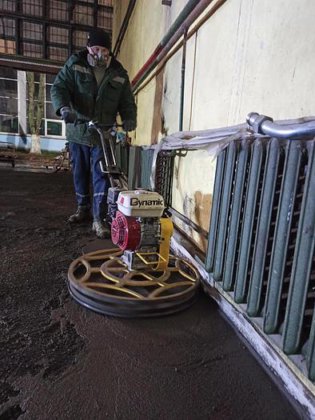 QJM-800 高速动力镘刀步进式混凝土地面抛光机（带浮动盘