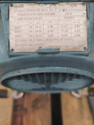 BOMBA CENTRÍFUGA 5,5 KW