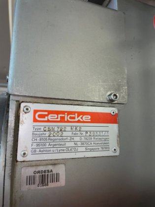 2002 GERICKE CSM722 MK2