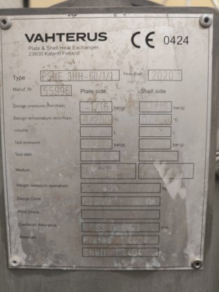 Vahterus PSHE 3HH-60/1/1