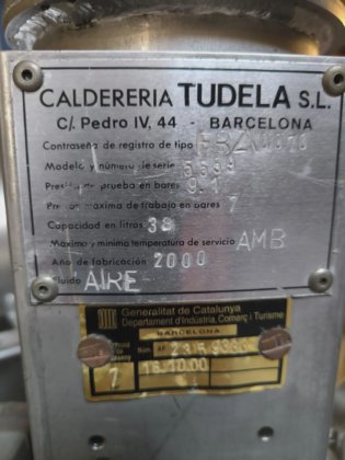 FILTRO DE MANGAS ACERO INOXIDABLE