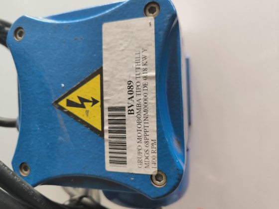 Fabricant GROUPE MOTOPOMPE TYPE TUTHILL