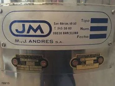 100 LITER EDELSTAHLTANK MIT MANTEL