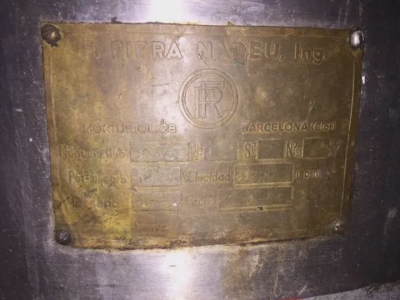 RIERA NADEU CENTRÍFUGA RIERA NADEU