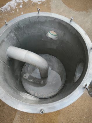 CIERRE SIFONICO DE ACERO INOXIDABLE