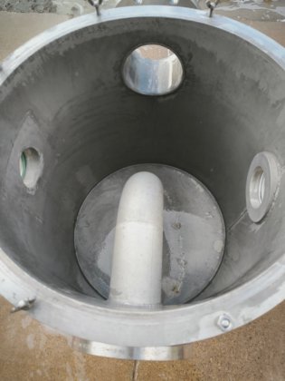 CIERRE SIFONICO DE ACERO INOXIDABLE