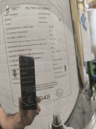 DONALDSON ULTRAFILTER VHP183