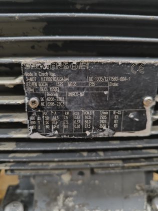 BOMBA CENTRÍFUGA 7,5 KW