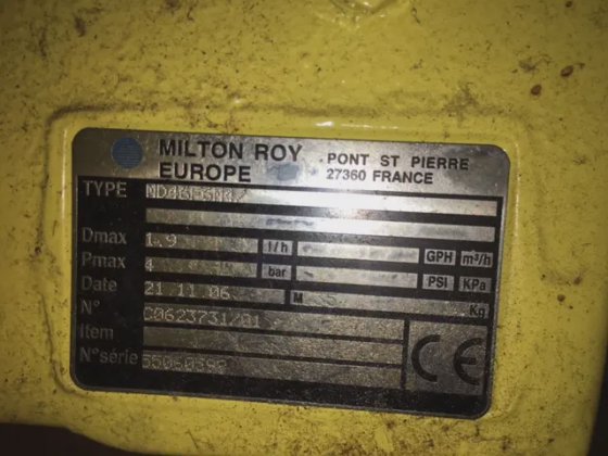 MILTON ROY MD46F6M47