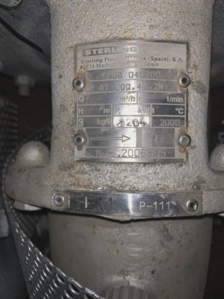 2000 STERLING SIHI CBSA 040200