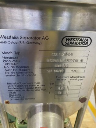 GEA WESTFALIA CSA 1-06-475
