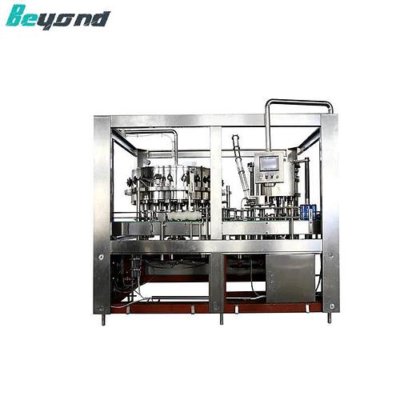 中国啤酒铝罐底部碳酸饮料水灌装机