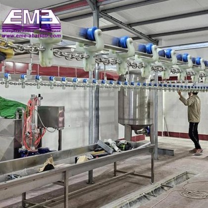 每小时 500 只鸡/家禽的自动屠宰设备 家禽设备 鸡屠宰场加工设备