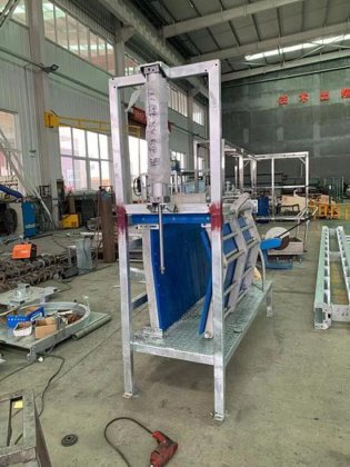 价格低廉的活猪惊吓箱 屠场工厂移动式屠宰设备用于屠宰场机器
