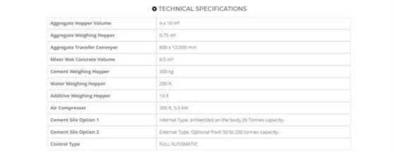 МОБИЛЬНЫЙ БЕТОННЫЙ ЗАВОД 30 м3