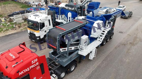 Powercrush-110 高性能モバイルジョー&インパクト破砕スクリーニングプラント