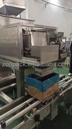 カートンの箱のパッキング機械の重量を量る自動穀物豆の粉の線形計重機
