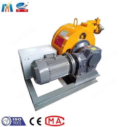 セメントフォームコンベアゴムホース仕様 コントロールボックス付き工業用ホースポンプ