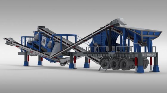 Sermaden モバイルインパクトクラッシャー: 中程度から硬い石の破砕に最適