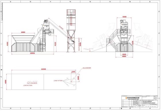 紧凑型混凝土厂，产能 30 立方米/小时。直接从仓库发货！